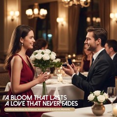 Artificial Velvet Silk Roses — 50 pcs, White or Burgundy